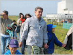 施設周辺自然探索ウォーク